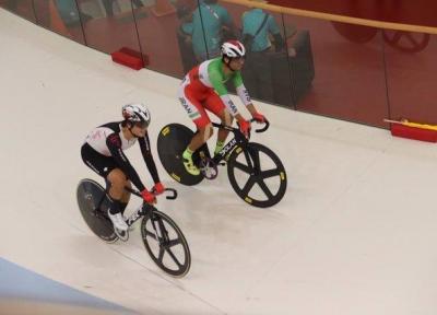 رقابت گنج خانلو در اومنیوم دوچرخه سواری پیست بازی های آسیایی، اولی در اسکرچ و نهمی در تمپو