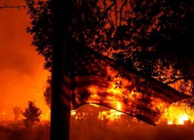 در پی آتش سوزی گسترده کالیفرنیا ، هفت هزار نفر از ساکنان سن دیه گو تخلیه شدند