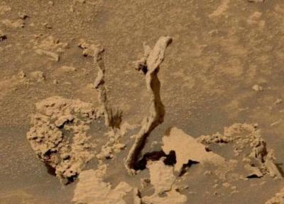 ردپای عجیبی که در مریخ پیدا شد، عکس