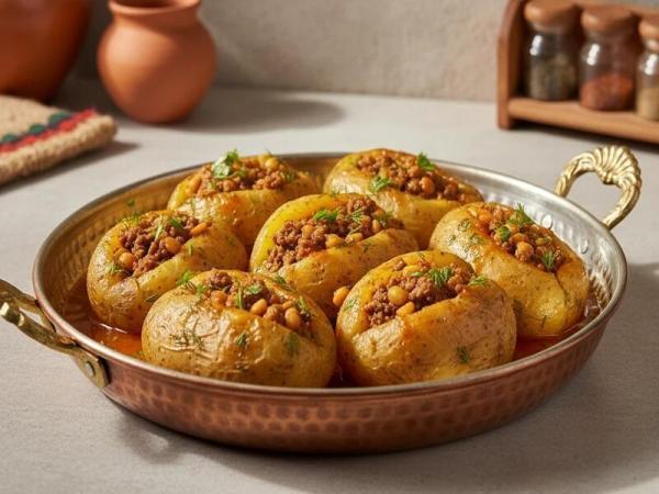 طرز تهیه دلمه سیب زمینی