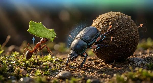 12 حقیقت شگفت انگیز درباره قدرت ماورایی حشرات و قهرمانان واقعی حمل بار در طبیعت